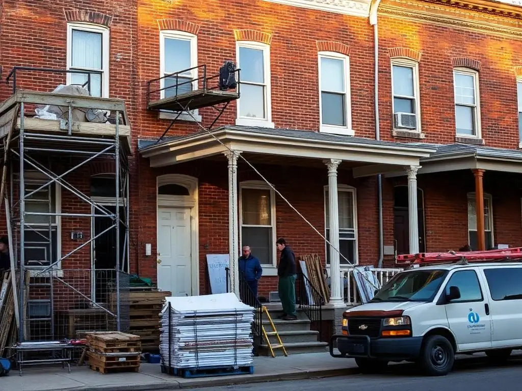 Rehabilitated rental property interior after turnover repairs, cleaning, and punch-list completion.